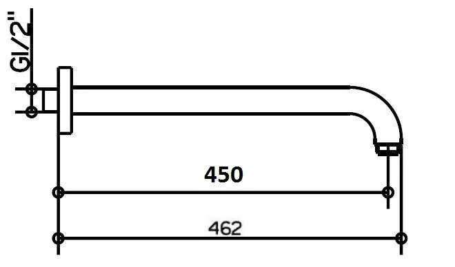 Душевой кронштейн Keuco 51688 - фото 2