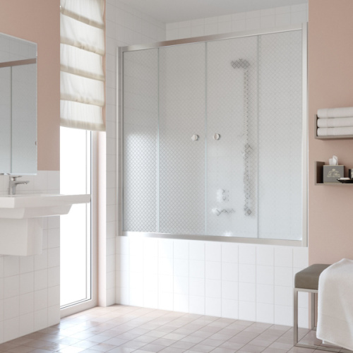 Душевая шторка на ванную стекло ретро Vegas-glass Z2V 170 R04