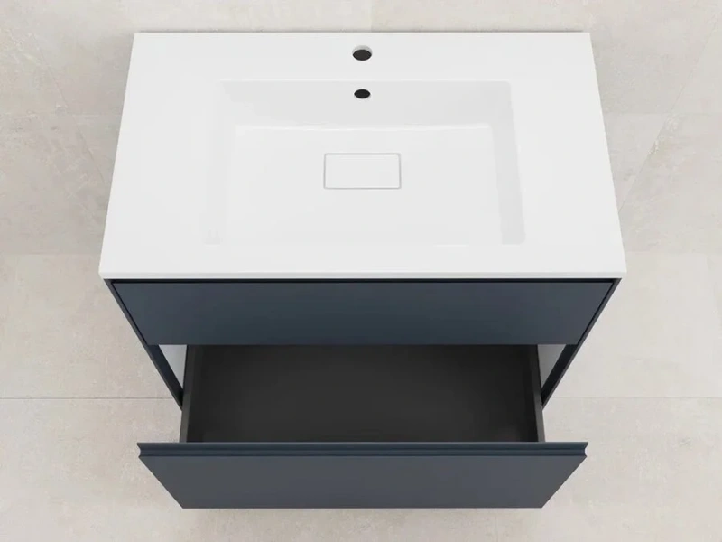 Тумба под раковину напольная Style Line Лима 80 см графит - фото 4