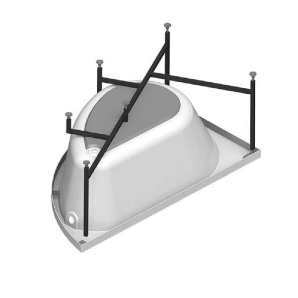 Ванна гидромассажная акриловая Vannesa Massage Бергамо левая/правая, 168 х 100 см, система баланс хром, угловые, приставные, встраиваемые - фото 6