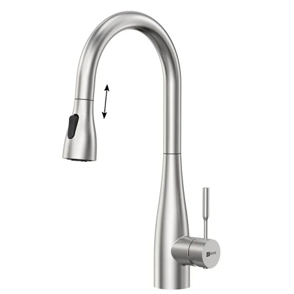 Смеситель для кухни Lemark Expert с выдвижным изливом - фото 1
