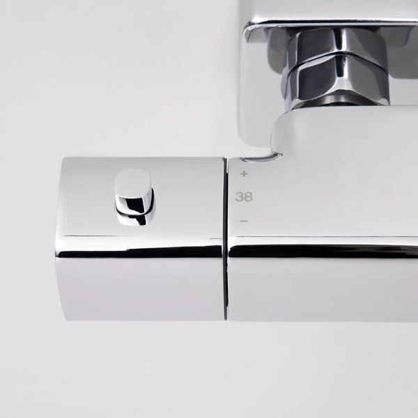 Смеситель для ванны WasserKRAFT Naab термостатический, с коротким изливом - фото 7