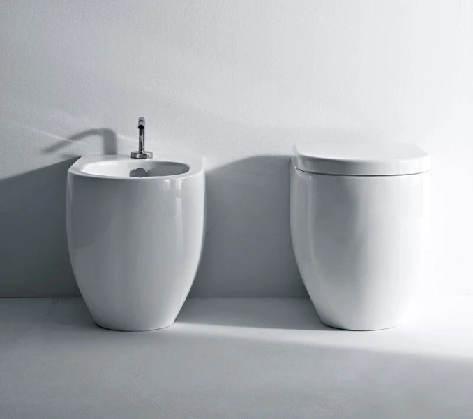 Унитаз напольный Kerasan Flo 311401 укороченный - фото 4