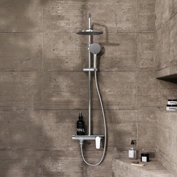 Душевая стойка Damixa Jupiter 977730 со смесителем, с изливом - фото 5