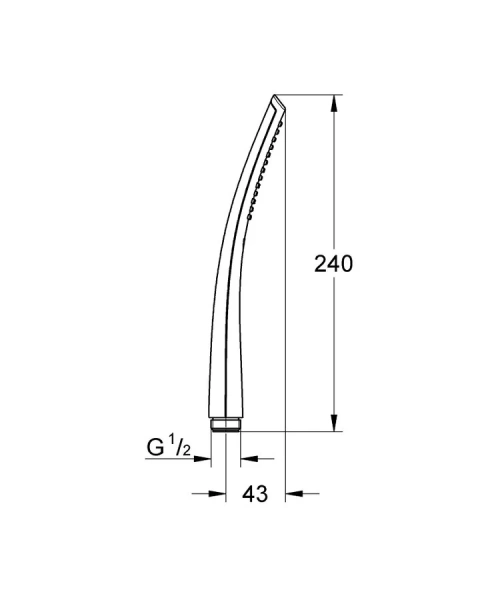 Душевая лейка Grohe Ondus 27184000 - фото 2