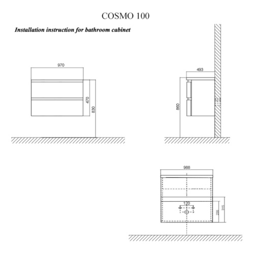 Схема, под накладную раковину - фото 5