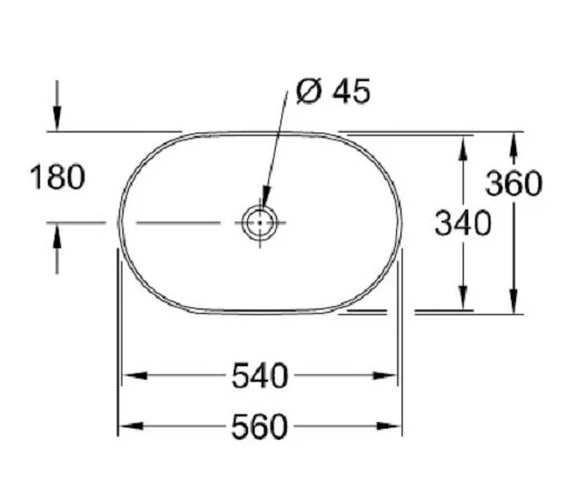 Раковина Villeroy & Boch Collaro 56 см альпийский белый - фото 2