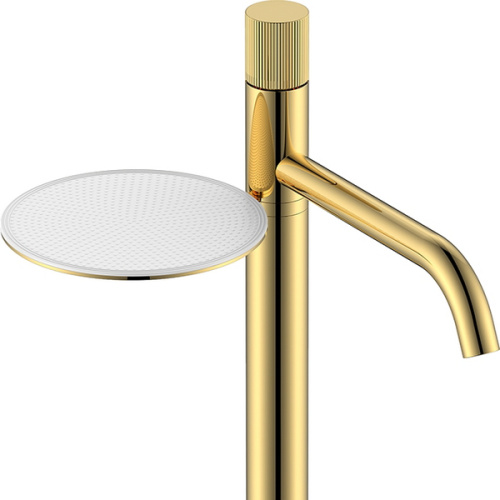 Смеситель для раковины Boheme Stick золото Linea - фото 2