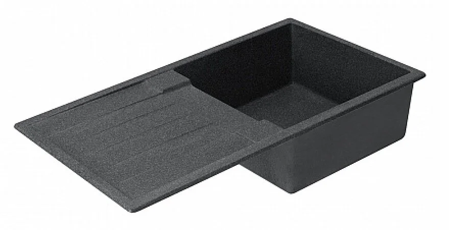 Мойка для кухни Акватон Верона 85 см графит, из искусственного мрамора - фото 3