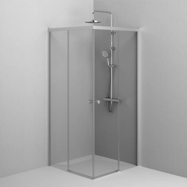 Душевой уголок Am.Pm X-Joy 90x90 см профиль хром матовый, прозрачные - фото 8