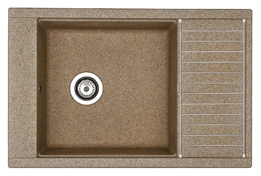 Мойка для кухни Акватон Делия 78 см терракотовая - фото 1