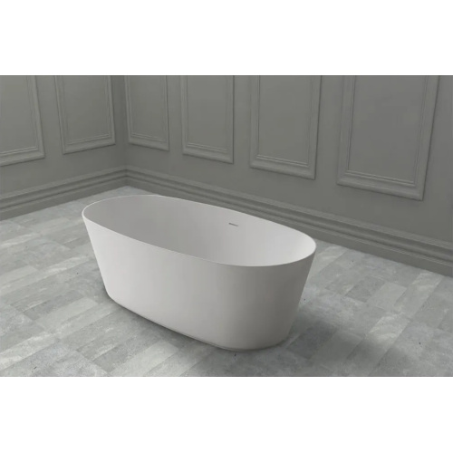 Ванна из искусственного камня Abber Stein 160х80 см белая матовая - фото 3