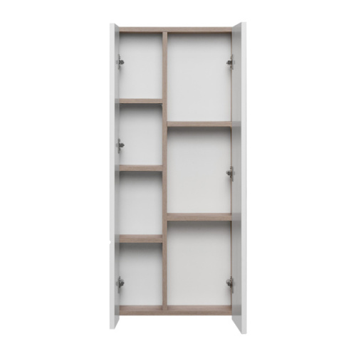 Шкаф подвесной Акватон Мишель 43 см дуб эндгрейн, белый, в наличии - фото 2