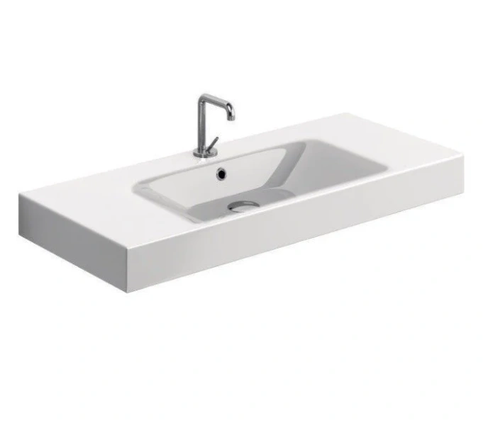 Раковина консоль Kerasan Cento 355001*1 100 см с полкой