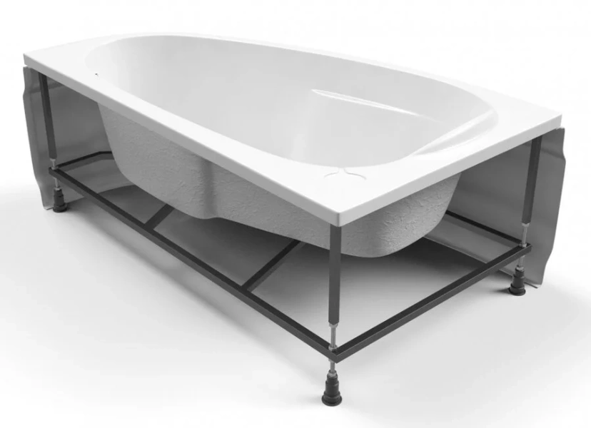 Ванна акриловая Cersanit Joanna 160x95 см левая/правая асимметричная белая, без гидромассажа, недорогие - фото 5