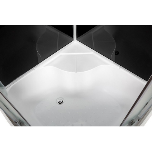 Душевая кабина Deto B 90х90 см с крышей, угловые, недорогие, для дачи, без гидромассажа, c тропическим душем, с вентиляцией, с крышей, с сиденьем - фото 5