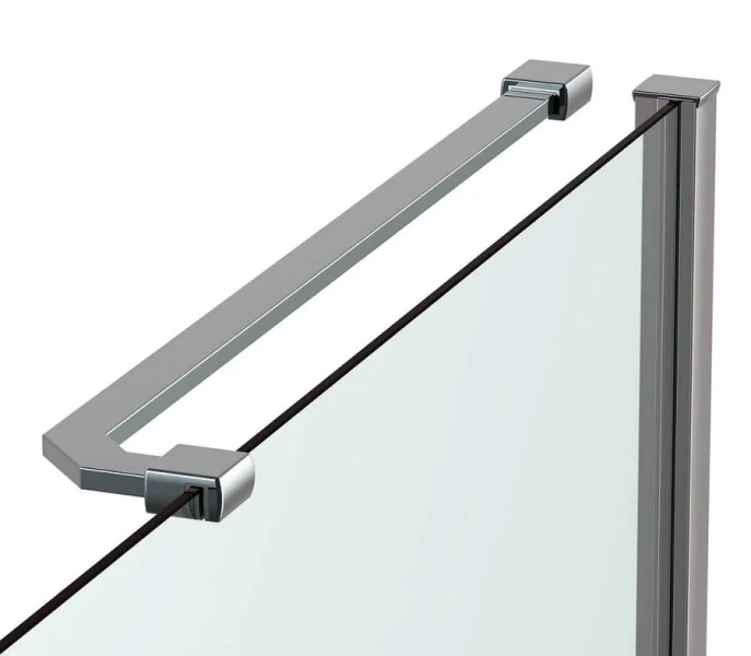 Душевой уголок Black&White Stellar Wind 100x100 см профиль хром стекло прозрачное - фото 3