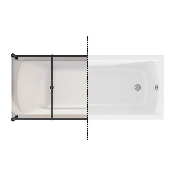 Ванна акриловая 1MarKa Modern 01мод16570кс2+, 165 x 70 см, цвет белый, без гидромассажа, недорогие - фото 6