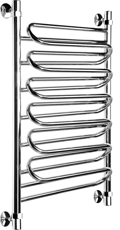 Полотенцесушитель водяной Ника Curve 80x60 см хром - фото 2