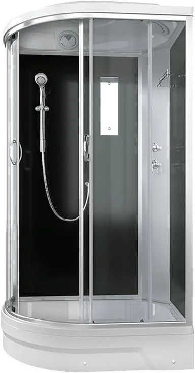 Душевая кабина Erlit Comfort 120х80 см профиль хром, со средним поддоном - фото 3