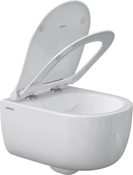 Унитаз с инсталляцией BERGES Ego с сиденьем микролифт index_2 - фото 7