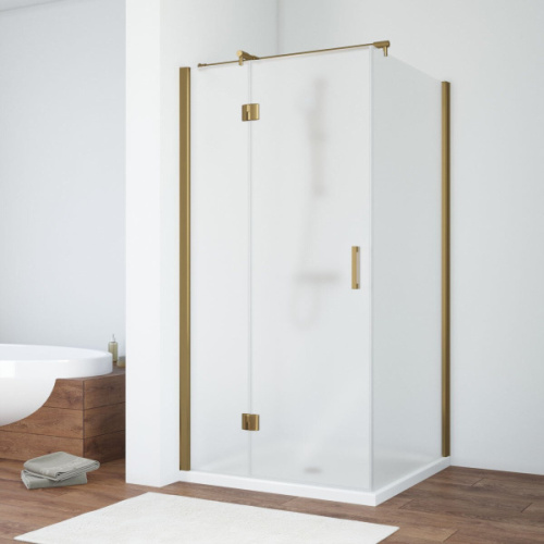 Душевой уголок стекло сатин Vegas-glass AFP-Fis 100х120 10 L, стеклянные, угловые, без поддона - фото 5