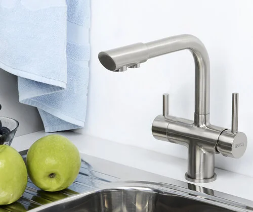 Смеситель для кухни WasserKRAFT под фильтр, матовый хром, на мойку, на столешницу - фото 6