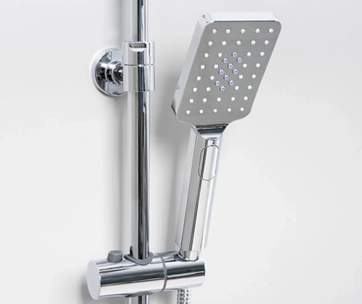 Душевая стойка WasserKRAFT с термостатическим смесителем, с изливом - фото 5