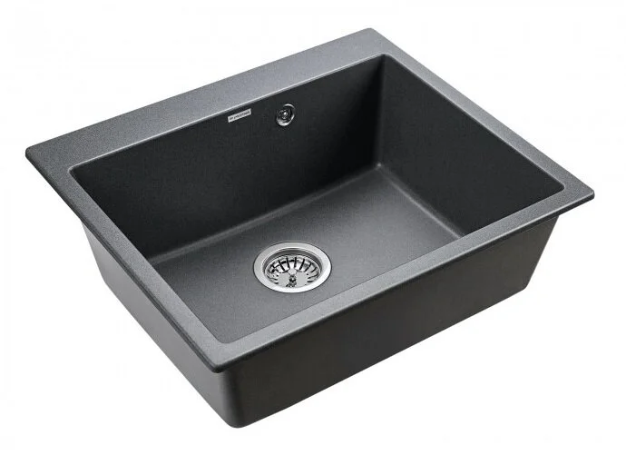 Мойка для кухни Paulmark Kante 60 см графит, кварц - фото 3