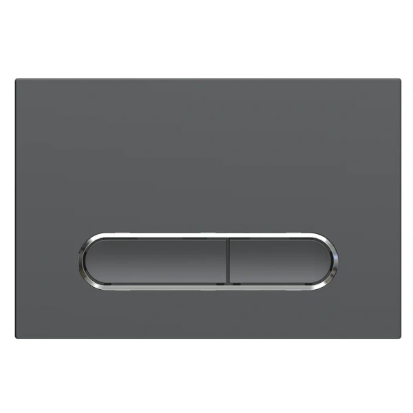 Клавиша смыва Boheme графит матовый - фото 1