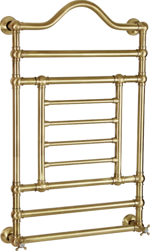 Полотенцесушитель электрический Migliore Edward 68х107 см бронза, подключение слева - фото 1