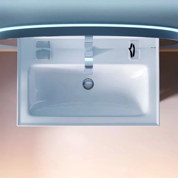 Тумба под раковину напольная Am.Pm X-Joy 80 см белый глянец, моноблок - фото 5