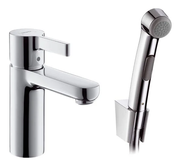 Смеситель с гигиеническим душем Hansgrohe Metris S хром - фото 1