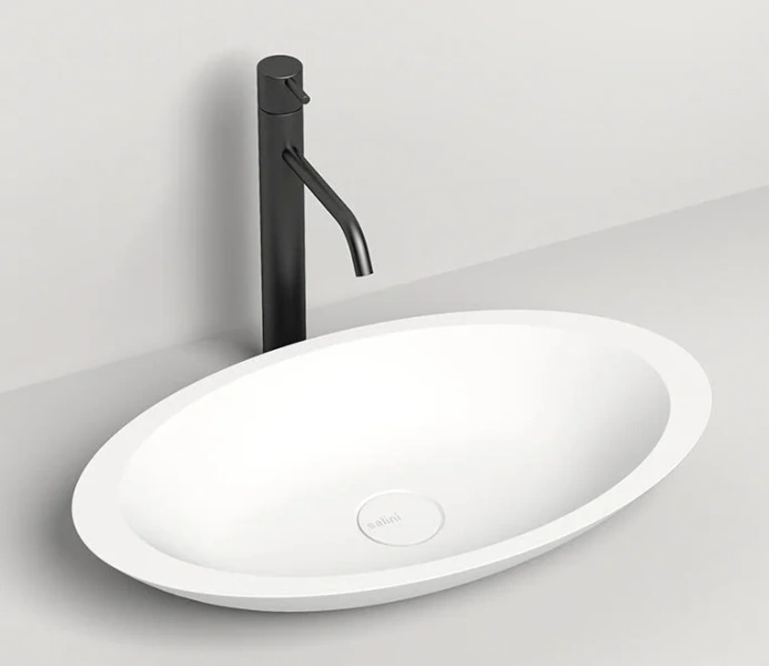 Раковина Salini Callista 02 57 см белый матовый - фото 2