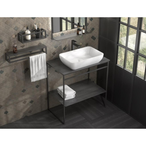 Раковина Kerama Marazzi Plaza 55 см белая глянцевая - фото 4
