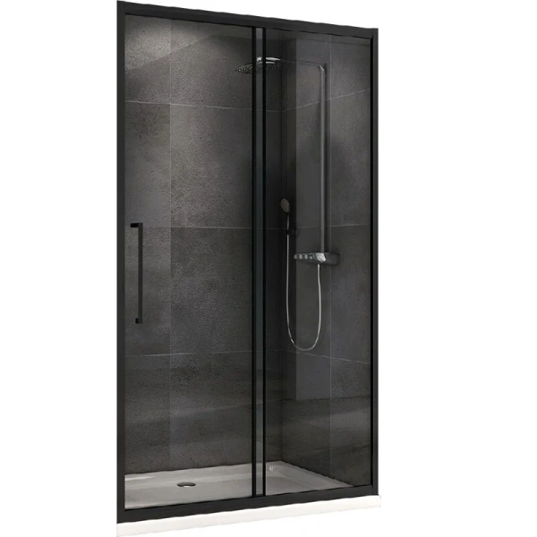 Душевая дверь в нишу Abber Schwarzer Diamant AG30130H 130 см раздвижная