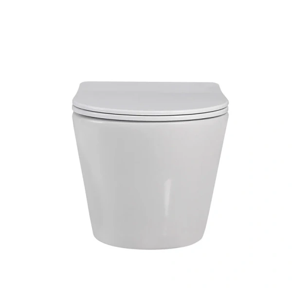 Унитаз подвесной Abber Bequem белый, без бачка, со скрытым бачком - фото 4