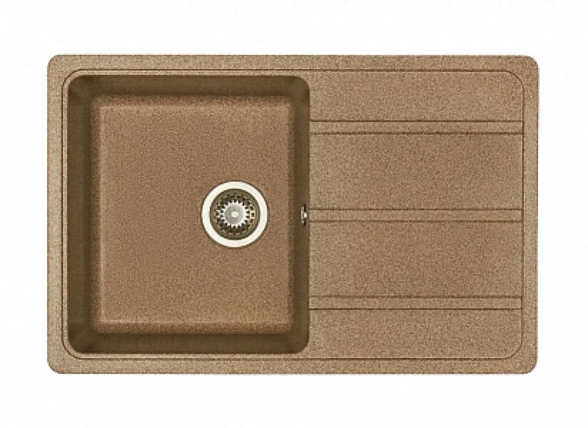 Мойка для кухни, цвет терракотовый, Аманда Акватон - фото 1