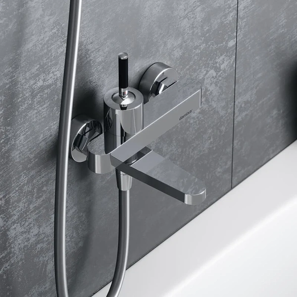 Смеситель для ванны Damixa Arc 291000 латунь, округлая форма - фото 5