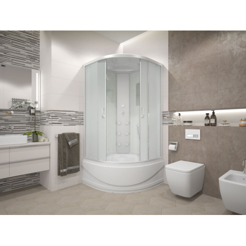 Душевая кабина Erlit Comfort 90х90 см стекло матовое, 90х90 - фото 4