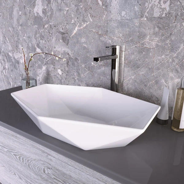 Раковина Grossman 64 см белая - фото 4