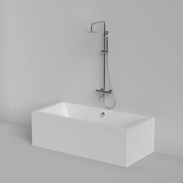 Ванна акриловая Berges Tari 180x80 см с каркасом, без гидромассажа, недорогие, большие, глубокие - фото 6