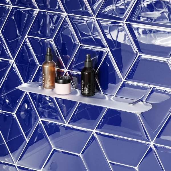 Полочка для ванной AM.PM X-Joy 50 см стеклянная - фото 2