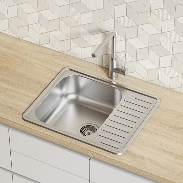 Мойка для кухни IDDIS Strit 59 см сатин - фото 3