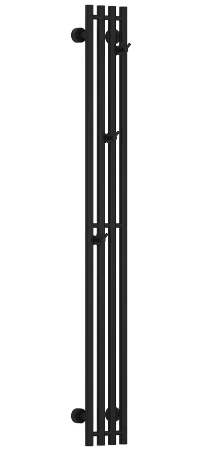 Полотенцесушитель водяной Сунержа Кантата PRO 15х150 см черный матовый - фото 1