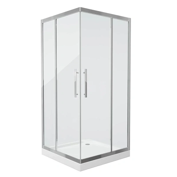 Душевой уголок Grossman Pragma 100х100 см серебро - фото 1