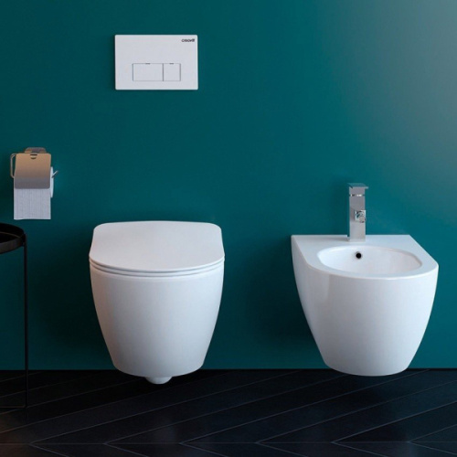 Унитаз подвесной Creavit Free белый матовый, подвесные, встраиваемые - фото 2