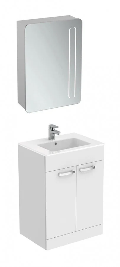 Тумба под раковину напольная Ideal Standard Tempo 60 см белая глянцевая, современная, hi-tech - фото 3