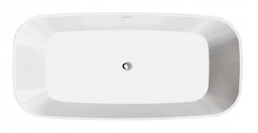 Ванна из искусственного камня C-Bath Pola 151 x 72 см прямоугольная, белый, CBM004001 - фото 4