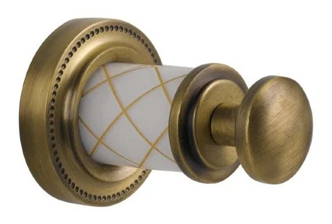 Крючок для ванной Boheme Murano декор белый - фото 1